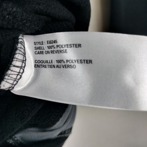 NEW Eddie Bauer Jacket Women M Black Sport Hooded Full Zip Fleece Soft Shell NWT - Picture 13 of 16